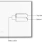 Lutron EGRX-2B-SL-GR European 2-Button Wallstation for Grafik Eye 3000 System in Gray