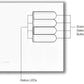 Lutron EGRX-4B-BL European 4-Button Wallstation for Grafik Eye 3000 System in Black