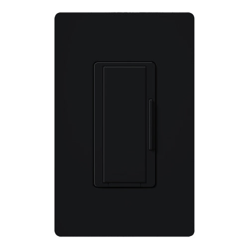 Lutron HQA-RD-BL HomeWorks QS RF Maestro 120V Companion Remote Dimmer for Multi-Location Installations, Matte Finish, Black