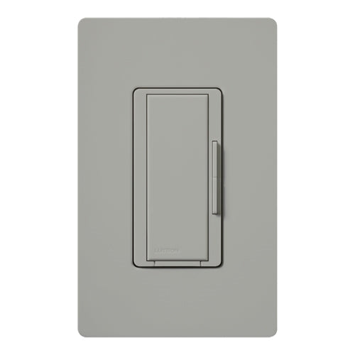 Lutron HQA-RD-GR HomeWorks QS RF Maestro 120V Companion Remote Dimmer for Multi-Location Installations, Matte Finish, Gray