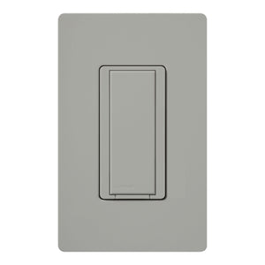 Lutron HQA-RS-277-GR HomeWorks QS RF Maestro 277V Companion Remote Switch for Use With -8S-DV Only, Matte Finish, Gray