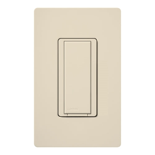 Lutron HQA-RS-277-LA HomeWorks QS RF Maestro 277V Companion Remote Switch for Use With -8S-DV Only, Matte Finish, Light Almond