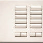 Lutron HQR-T10CRL-MN HomeWorks QS RF seeTouch 10-Button with Column Raise/Lower Tabletop Keypad, Midnight