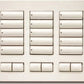 Lutron HQR-T15CRL-MN HomeWorks QS RF seeTouch 15-Button with Column Raise/Lower Tabletop Keypad, Midnight