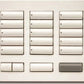 Lutron HQR-T15RL-MN HomeWorks QS RF seeTouch 15-Button with Master On/Off and Raise/Lower Tabletop Keypad, Midnight
