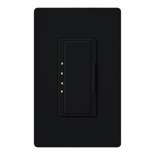 Lutron HQRA-2ANF-BL HomeWorks QS RF Maestro 2A Fan Speed Control, Matte Finish, Black