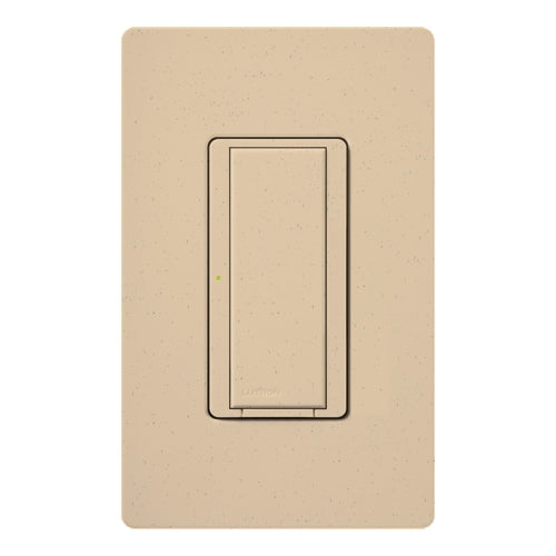 Lutron HQRA-8S-DV-BE HomeWorks QS RF Maestro 8A Lighting or 3A Motor Two-Wire Single/Multi-Location Electronic Switch, Matte Finish, Beige