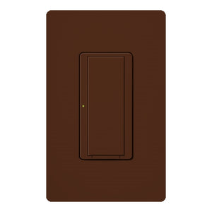 Lutron HQRA-8S-DV-SI HomeWorks QS RF Maestro 8A Lighting or 3A Motor Two-Wire Single/Multi-Location Electronic Switch, Matte Finish, Sienna