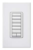 Lutron HQRA-W6BRL-AL HomeWorks QS RF seeTouch Architectural 6-Button with Raise/Lower Keypad, Matte Finish, in Sienna