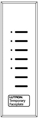 Lutron HQWA-KP5-DN-WH HomeWorks QS Wired Architrave Base Unit without Faceplate, Door Narrow, 5-Button Raise/Lower, White Buttons