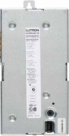 Lutron HW-RPM-4M-120 HomeWorks QS Motor Control Remote Power Module, 120V