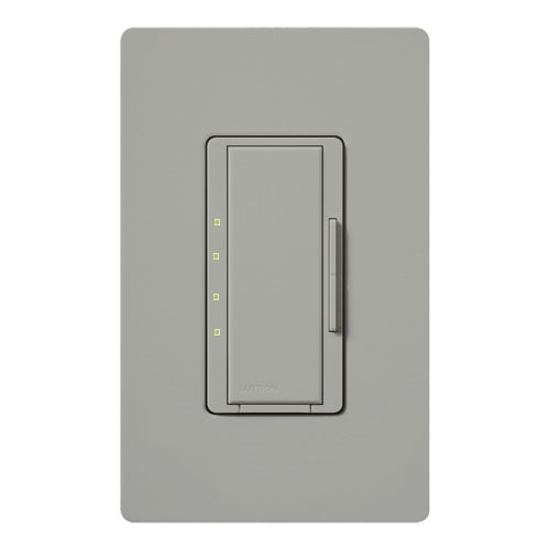 Lutron HWA-2ANF-GR HomeWorks QS Wired Maestro 2A Neutral Fan Speed Control, Matte Finish, Gray