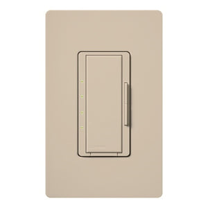 Lutron HWA-2ANF-TP HomeWorks QS Wired Maestro 2A Neutral Fan Speed Control, Matte Finish, Taupe