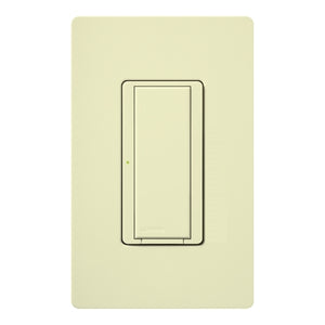 Lutron HWA-8ANS-AL HomeWorks QS Wired Maestro 8A Lighting or 5.8A Motor Neutral Electronic Single/Multi-Location Switch, Matte Finish, Almond