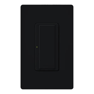 Lutron HWA-8ANS-BL HomeWorks QS Wired Maestro 8A Lighting or 5.8A Motor Neutral Electronic Single/Multi-Location Switch, Matte Finish, Black