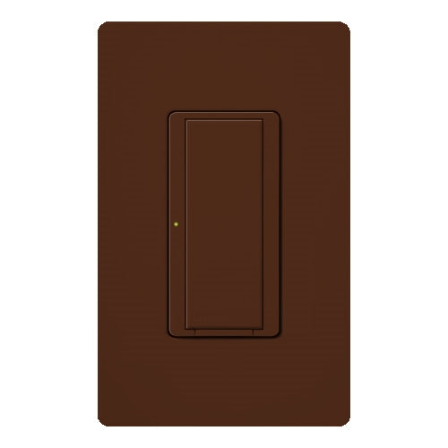 Lutron HWA-8ANS-SI HomeWorks QS Wired Maestro 8A Lighting or 5.8A Motor Neutral Electronic Single/Multi-Location Switch, Matte Finish, Sienna