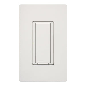 Lutron HWA-8ANS-WH HomeWorks QS Wired Maestro 8A Lighting or 5.8A Motor Neutral Electronic Single/Multi-Location Switch, Matte Finish, White