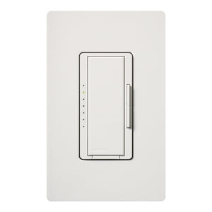 Lutron HWD-10D-WH HomeWorks QS Wired Maestro 1000W Incandescent or 800W Magnetic Low Voltage Single Pole / Multi Location Dimmer, in White