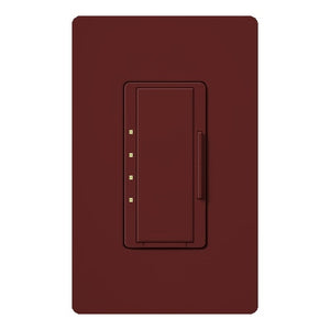 Lutron HWD-2ANF-MR HomeWorks QS Wired Maestro 2A Neutral Fan Speed Control, Neutral Wire Required, in Merlot