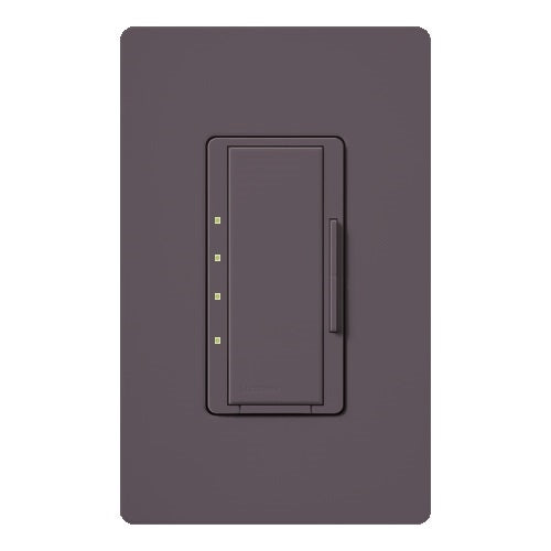 Lutron HWD-2ANF-PL HomeWorks QS Wired Maestro 2A Neutral Fan Speed Control, Neutral Wire Required, in Plum