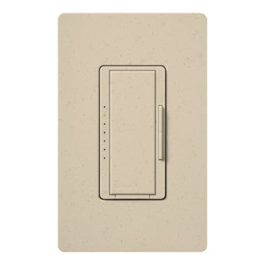 Lutron HWD-6D-ST HomeWorks QS Wired Maestro 600W Incandescent or 450W Magnetic Low Voltage Single Pole / Multi Location Dimmer, in Stone
