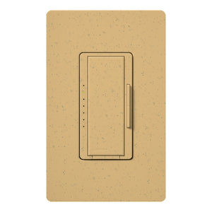 Lutron HWD-6ND-GS HomeWorks QS Wired Maestro 150W LED or 600W Incandescent or 450W Magnetic Low Voltage Single Pole / Multi Location Dimmer, Neutral Wire Required, in Goldstone
