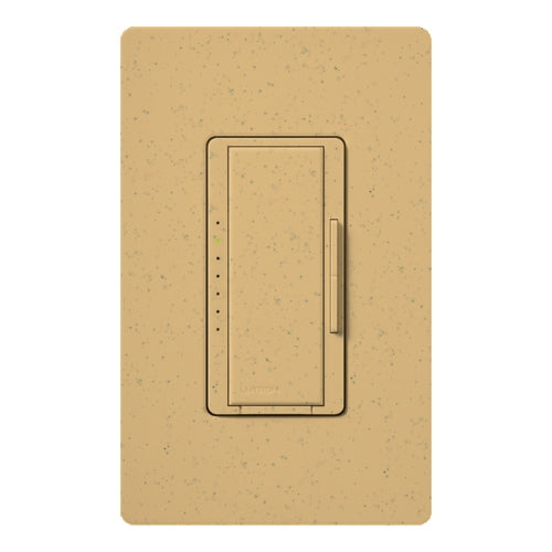 Lutron HWD-6ND-GS HomeWorks QS Wired Maestro 150W LED or 600W Incandescent or 450W Magnetic Low Voltage Single Pole / Multi Location Dimmer, Neutral Wire Required, in Goldstone