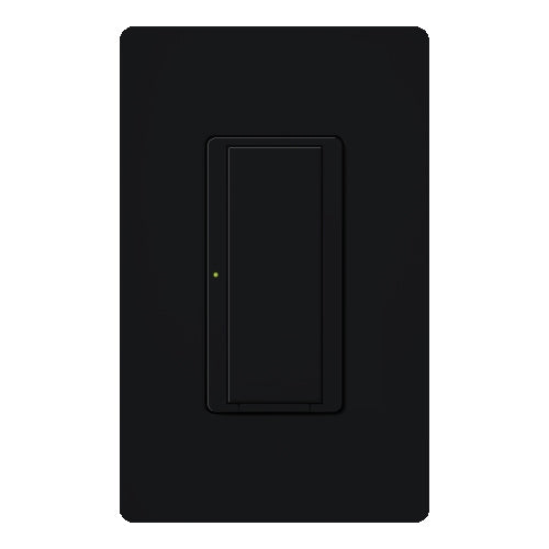 Lutron HWD-8ANS-MN HomeWorks QS Wired Maestro 8A Lighting or 5.8A Motor Single Pole / 3 Way / Multi Location Neutral Electronic Switch, in Midnight