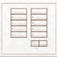 Lutron HWIS-10BRL-I-AW HomeWorks QS Wired International seeTouch 10-Button/Faceplate Kit with Raise/Lower, Insert Style, Matte Finish, Arctic White