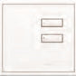 Lutron HWIS-2B-I-AW HomeWorks QS Wired International seeTouch 2-Button/Faceplate Kit, Insert Style, Matte Finish, Arctic White