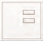 Lutron HWIS-2B-I-SN HomeWorks QS Wired International seeTouch 2-Button/Faceplate Kit, Insert Style, Matte Finish, Satin Nickel