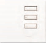 Lutron HWIS-3B-F-SC HomeWorks QS Wired International seeTouch 3-Button/Faceplate Kit, Frameless Style, Matte Finish, Satin Chrome