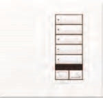 Lutron HWIS-5BIR-F-AR HomeWorks QS Wired International seeTouch 5-Button/Faceplate Kit with Raise/Lower and IR, Frameless Style, Matte Finish, Argentum