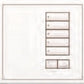 Lutron HWIS-5BRL-I-QZ HomeWorks QS Wired International seeTouch 5-Button/Faceplate Kit with Raise/Lower, Insert Style, Matte Finish, Antique Bronze