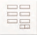 Lutron HWIS-6BRL-F-QZ HomeWorks QS Wired International seeTouch 6-Button/Faceplate Kit with Raise/Lower, Frameless Style, Matte Finish, Antique Bronze