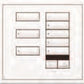 Lutron HWIS-8BIR-I-MC HomeWorks QS Wired International seeTouch 8-Button/Faceplate Kit with Raise/Lower and IR, Insert Style, Matte Finish, Mica