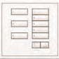 Lutron HWIS-8BRL-I-QZ HomeWorks QS Wired International seeTouch 8-Button/Faceplate Kit with Raise/Lower, Insert Style, Matte Finish, Antique Bronze