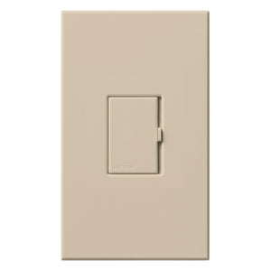 Lutron HWV-1000D-TP HomeWorks Wired Vareo 1000W/VA Incandescent or Magnetic Low Voltage Single Pole / Multi-Location Dimmer, in Taupe