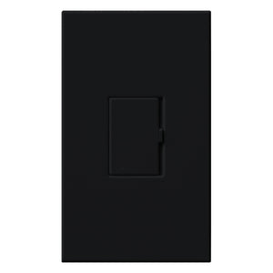 Lutron HWV-1000NS-BL HomeWorks Wired Vareo 1000W/VA Single Pole / Multi-Location Switch, Neutral Wire Required, in Black