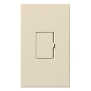 Lutron HWV-1000NS-LA HomeWorks Wired Vareo 1000W/VA Single Pole / Multi-Location Switch, Neutral Wire Required, in Light Almond