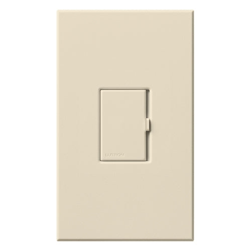 Lutron HWV-1000NS-LA HomeWorks Wired Vareo 1000W/VA Single Pole / Multi-Location Switch, Neutral Wire Required, in Light Almond