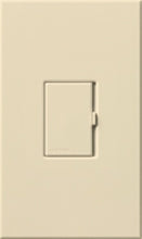 Lutron HWV-600D-BE HomeWorks Wired Vareo 600W/VA Single Location Incadescent or Low-Voltage Magnetic Single Pole / Multi-Location Dimmer, in Beige