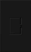 Lutron HWV-600D-BL HomeWorks Wired Vareo 600W/VA Single Location Incadescent or Low-Voltage Magnetic Single Pole / Multi-Location Dimmer, in Black