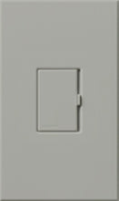 Lutron HWV-600D-GR HomeWorks Wired Vareo 600W/VA Single Location Incadescent or Low-Voltage Magnetic Single Pole / Multi-Location Dimmer, in Gray