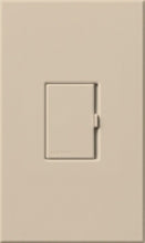 Lutron HWV-600D-TP HomeWorks Wired Vareo 600W/VA Single Location Incadescent or Low-Voltage Magnetic Single Pole / Multi-Location Dimmer, in Taupe