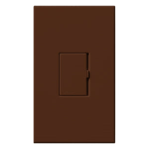 Lutron HWV-FDB-8A-SI HomeWorks Wired Vareo 8A Lutron Hi-Lume and Eco-10 Electronic Fluorescent Dimming Ballast Single Pole / Multi-Location Dimmer, in Sienna