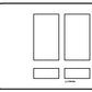 Lutron LFK-T10CRL-BN-E HomeWorks QS RF seeTouch 10-Button with Column Raise/Lower Engraved Faceplate Only, Bright Nickel