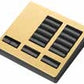 Lutron LFK-T10RL-BB-E HomeWorks QS RF seeTouch 10-Button with Master On/Off and Raise/Lower Engraved Faceplate Only, Bright Brass