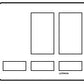 Lutron LFK-T10RL-QB-E HomeWorks QS RF seeTouch 10-Button with Master On/Off and Raise/Lower Engraved Faceplate Only, Antique Brass