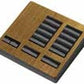 Lutron LFK-T10RL-QB-E HomeWorks QS RF seeTouch 10-Button with Master On/Off and Raise/Lower Engraved Faceplate Only, Antique Brass